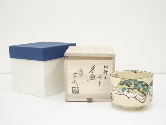 までとなり ヤフオク! 京焼 藤谷芳哉造 倣乾山冊子茶碗(共箱